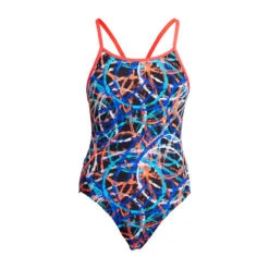Funkita - Spin Doctor - Girls Diamond Back One Piece -Funkita Swimsuit Discount Store funkita spin doctor girls diamond back one piece 2