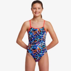Funkita - Spin Doctor - Girls Diamond Back One Piece -Funkita Swimsuit Discount Store funkita spin doctor girls diamond back one piece 5