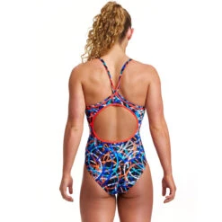 Funkita - Spin Doctor - Ladies Diamond Back One Piece -Funkita Swimsuit Discount Store funkita spin doctor ladies diamond back one piece 3
