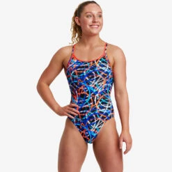Funkita - Spin Doctor - Ladies Diamond Back One Piece -Funkita Swimsuit Discount Store funkita spin doctor ladies diamond back one piece 5