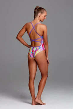 Funkita - Splat Stat - Girls Strapped In One Piece -Funkita Swimsuit Discount Store funkita splat stat girls strapped in one piece 6