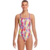 Funkita - Splat Stat - Ladies Strapped In One Piece -Funkita Swimsuit Discount Store funkita splat stat ladies strapped in one piece 1