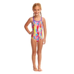 Funkita - Splat Stat - Toddler Girls Printed One Piece -Funkita Swimsuit Discount Store funkita splat stat toddler girls printed one piece 4