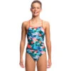 Funkita - Split Scene - Girls Tie Me Tight One Piece -Funkita Swimsuit Discount Store funkita split scene girls tie me tight one piece 1
