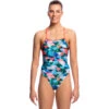 Funkita - Split Scene - Ladies Tie Me Tight One Piece 1 Funkita - Split Scene - Ladies Tie Me Tight One Piece -Funkita Swimsuit Discount Store funkita split scene tie me tight ladies one piece 1