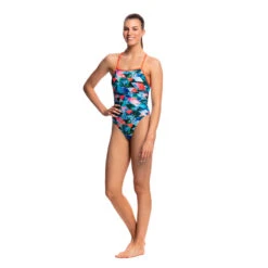 Funkita - Split Scene - Ladies Tie Me Tight One Piece -Funkita Swimsuit Discount Store funkita split scene tie me tight ladies one piece 4