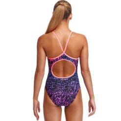 Funkita - Spray Cool - Girls Diamond Back One Piece -Funkita Swimsuit Discount Store funkita spray cool girls diamond back one piece 3