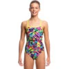 Funkita - Spray On - Girls Strapped In One Piece -Funkita Swimsuit Discount Store funkita spray on girls strapped in one piece 1