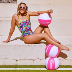 Funkita - Spray On - Girls Strapped In One Piece -Funkita Swimsuit Discount Store funkita spray on girls strapped in one piece 4