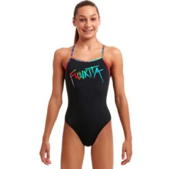 Funkita - Spray Tagged - Girls Strapped In One Piece
