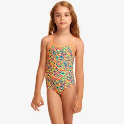 Funkita - Square Stare - Toddlers Girls Printed One Piece -Funkita Swimsuit Discount Store funkita square stare toddlers girls printed one piece 4