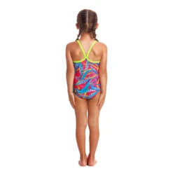 Funkita - Squeaky Squid - Toddler Girls Eco One Piece -Funkita Swimsuit Discount Store funkita squeaky squid toddler girls eco one piece 2
