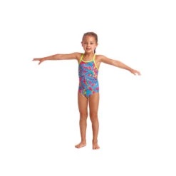 Funkita - Squeaky Squid - Toddler Girls Eco One Piece -Funkita Swimsuit Discount Store funkita squeaky squid toddler girls eco one piece 3