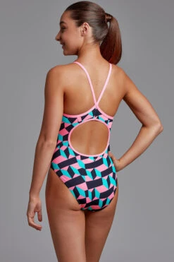 Funkita - Step Up - Girls Diamond Back One Piece -Funkita Swimsuit Discount Store funkita step up girls diamond back one piece 5