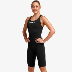 Funkita - Still Black - Girls Fast Legs One Piece -Funkita Swimsuit Discount Store funkita still black girls fast legs one piece 5
