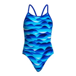 Funkita - Storm Buoy - Girls Eco Diamond Back One Piece -Funkita Swimsuit Discount Store funkita storm buoy girls eco diamond back one piece 2