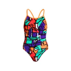 Funkita - Street Beat - Girls Diamond Back One Piece -Funkita Swimsuit Discount Store funkita street beat diamond back girls swimsuit 2