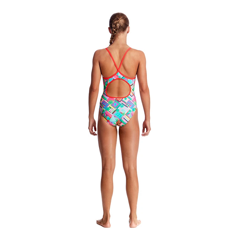 Funkita - Street View - Girls Diamond Back One Piece 5 Funkita - Street View - Girls Diamond Back One Piece - Image 3