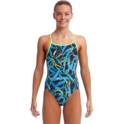 Funkita - Sucker Punch - Girls Eco Diamond Back One Piece