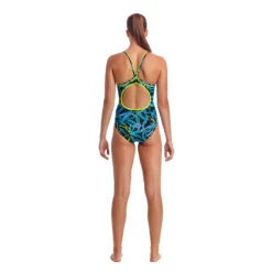 Funkita - Sucker Punch - Ladies Eco Diamond Back One Piece -Funkita Swimsuit Discount Store funkita sucker punch ladies eco diamond back one piece 2