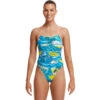 Funkita - Summer Bay - Ladies Eco Twisted One Piece -Funkita Swimsuit Discount Store funkita summer bay ladies eco twisted one piece 1