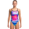 Funkita - Summer Sunset - Girls Single Strap One Piece 2 Funkita - Summer Sunset - Girls Single Strap One Piece -Funkita Swimsuit Discount Store funkita summer sunset girls single strap one piece 1