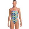 Funkita - Sunkissed - Ladies Twisted One Piece -Funkita Swimsuit Discount Store funkita sunkissed ladies twisted one piece 1