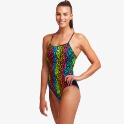 Funkita - Sunset West - Ladies Eco Single Strap One Piece -Funkita Swimsuit Discount Store funkita sunset west ladies eco single strap one piece 5