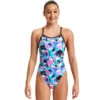 Funkita - Swan Around - Girls Eco Single Strap One Piece -Funkita Swimsuit Discount Store funkita swan around girls eco single strap one piece 1