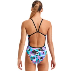Funkita - Swan Around - Girls Eco Single Strap One Piece -Funkita Swimsuit Discount Store funkita swan around girls eco single strap one piece 3