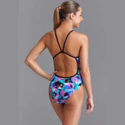 Funkita - Swan Around - Girls Eco Single Strap One Piece -Funkita Swimsuit Discount Store funkita swan around girls eco single strap one piece 4