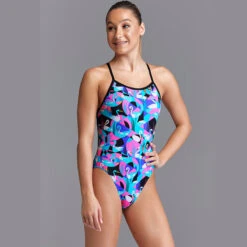 Funkita - Swan Around - Girls Eco Single Strap One Piece -Funkita Swimsuit Discount Store funkita swan around girls eco single strap one piece 5