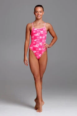 Funkita - Swan Lake - Girls Single Strap One Piece -Funkita Swimsuit Discount Store funkita swan lake girls single strap one piece 5