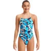 Funkita - Swan Song - Girls Eco Diamond Back One Piece -Funkita Swimsuit Discount Store funkita swan song girls eco diamond back one piece 1