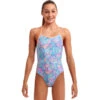 Funkita - Sweet Spot - Girls Twisted One Piece 1 Funkita - Sweet Spot - Girls Twisted One Piece -Funkita Swimsuit Discount Store funkita sweet spot girls twisted one piece 1