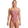 Funkita - Swerve Up - Ladies Eco Diamond Back One Piece -Funkita Swimsuit Discount Store funkita swerve up ladies eco diamond back one piece 1
