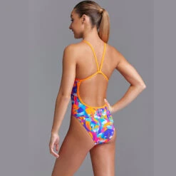 Funkita - Swim Swan - Girls Eco Single Strap One Piece -Funkita Swimsuit Discount Store funkita swim swan girls eco single strap one piece 4