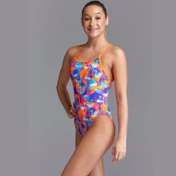Funkita - Swim Swan - Girls Eco Single Strap One Piece -Funkita Swimsuit Discount Store funkita swim swan girls eco single strap one piece 5