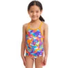 Funkita - Swim Swan - Toddler Girl's Eco Printed One Piece 2 Funkita - Swim Swan - Toddler Girl's Eco Printed One Piece -Funkita Swimsuit Discount Store funkita swim swan toddler girls eco printed one piece 1