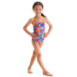 Funkita - Swim Swan - Toddler Girl's Eco Printed One Piece -Funkita Swimsuit Discount Store funkita swim swan toddler girls eco printed one piece 6