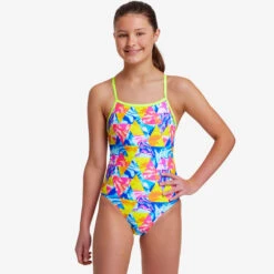 Funkita - Swirl Stopper - Girls Tie Me Tight One Piece 11 Funkita - Swirl Stopper - Girls Tie Me Tight One Piece -Funkita Swimsuit Discount Store funkita swirl stopper girls tie me tight one piece 5