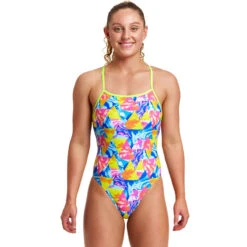 Funkita - Swirl Stopper - Ladies Tie Me Tight One Piece