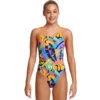 Funkita - Tarzanny Pants - Girls Diamond Back One Piece -Funkita Swimsuit Discount Store funkita tarzanny pants girls diamond back one piece 1