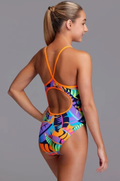 Funkita - Tarzanny Pants - Girls Diamond Back One Piece -Funkita Swimsuit Discount Store funkita tarzanny pants girls diamond back one piece 4