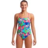 Funkita - Texta Towers - Ladies Single Strap One Piece -Funkita Swimsuit Discount Store funkita texta towers ladies single strap one piece 1