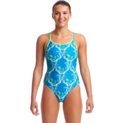 Funkita - Thirsty Cow - Ladies Diamond Back One Piece
