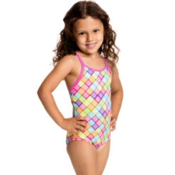 Funkita - Powder Puff - Toddler Girls One Piece -Funkita Swimsuit Discount Store funkita toddler girls swimwear powder puff 4