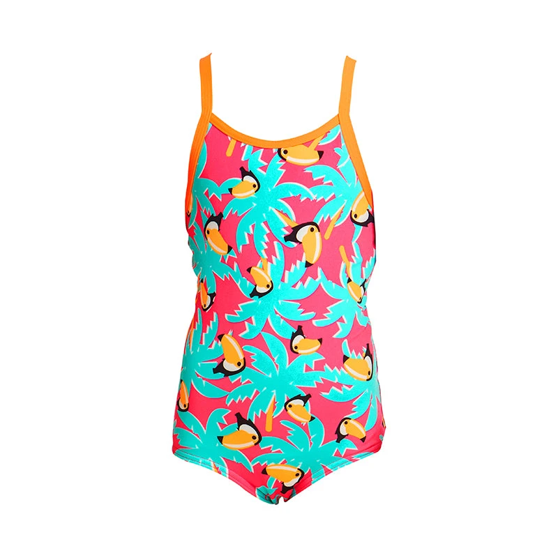 Funkita - Toucan Tango - Toddler Girls Eco One Piece 4 Funkita - Toucan Tango - Toddler Girls Eco One Piece - Image 2