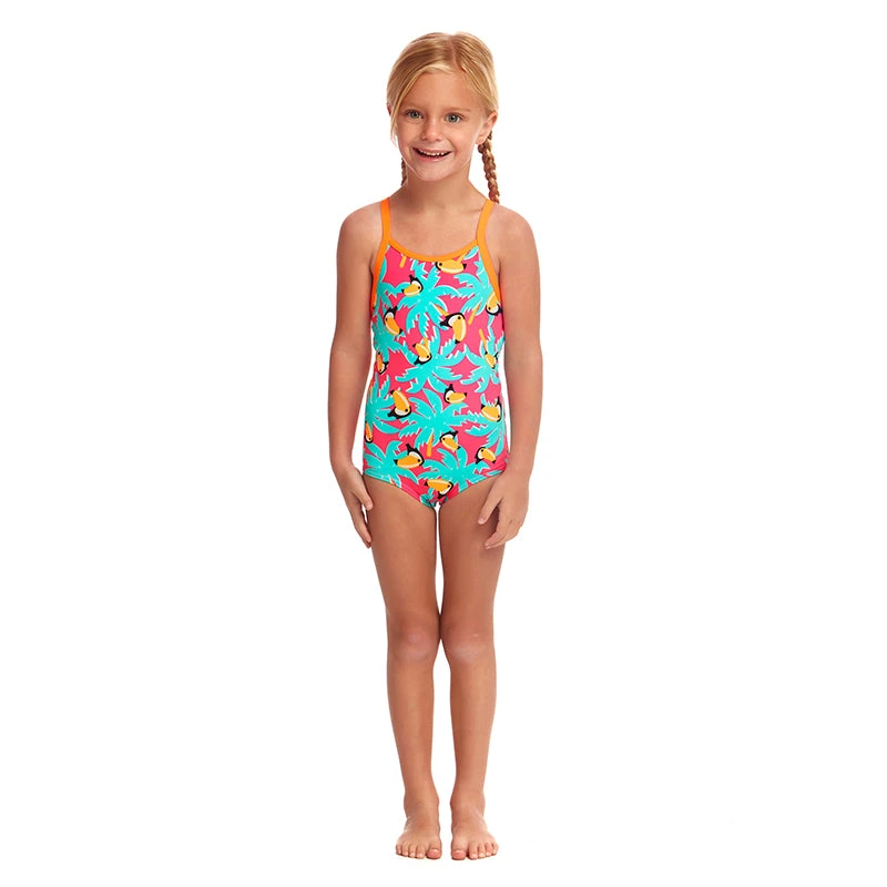 Funkita - Toucan Tango - Toddler Girls Eco One Piece 6 Funkita - Toucan Tango - Toddler Girls Eco One Piece - Image 4