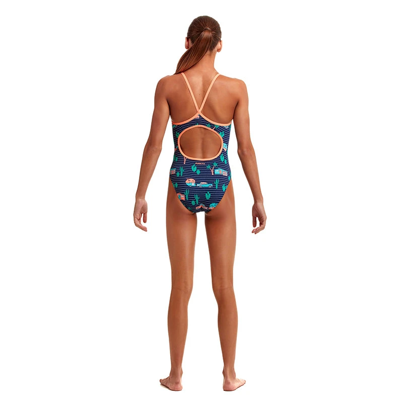 Funkita - Trailer Trash - Girls Eco Diamond Back One Piece 5 Funkita - Trailer Trash - Girls Eco Diamond Back One Piece - Image 3